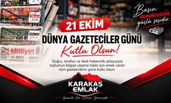 Karakaş Emlak, 21 Ekim Dünya Gazeteciler Günü'nü kutladı